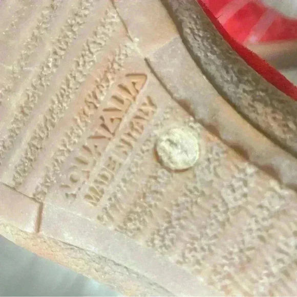 AQUATALIA ORANGE SUEDE WINTER BOOTS MADE IN ITALY SQUARE TOE WEDGE SIZE 8 - Picture 11 of 15